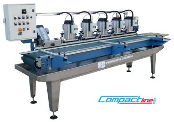 Compact line - automatic bullnose machines for ceramics, marble, stone
